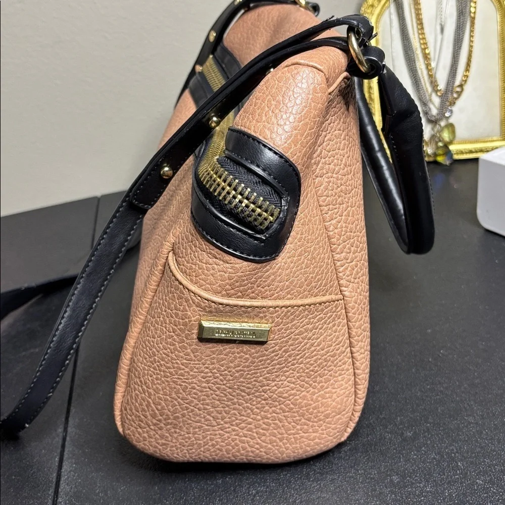 Faux Leather Crossbody Travel Hobo Bag